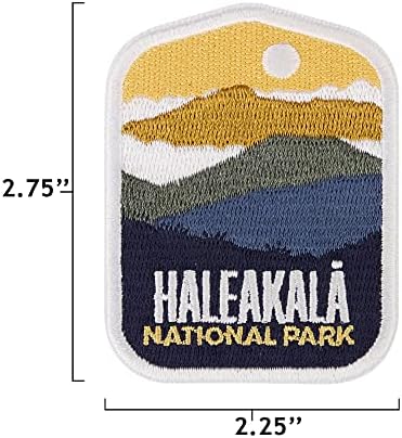 HAGABOND HEART HALEAKALA תיקון הפארק הלאומי - מזכרת HALEAKALA - ברזל הוואי על תג נסיעות