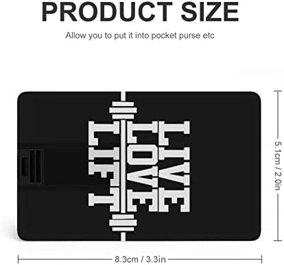 Live Love Lift Drive USB 2.0 32G & 64G כרטיס מקל זיכרון נייד למחשב/מחשב נייד