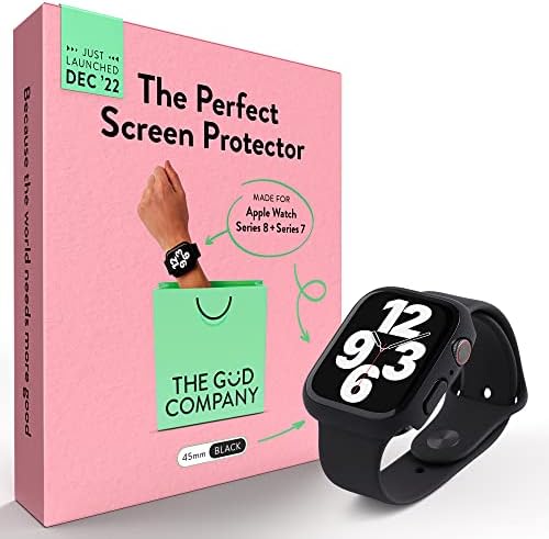 חברת Güd: מגן המסך המושלם מיוצר עבור Apple Watch Series 8 + Series 7, 41 ממ/45 ממ, מעוקל, זמין ב -5 צבעים