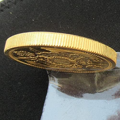 מטבע זהב יפני 20 יואן מקרון יואן עותק מצופה בן 10 שנים מטבע זיכרון