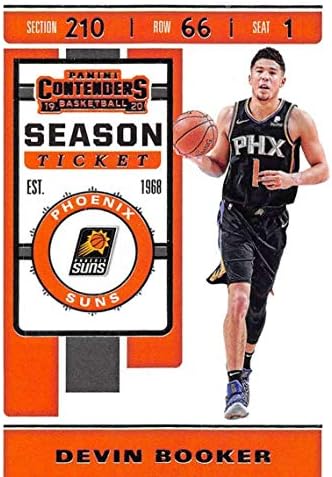 2019-20 מתמודדים של פאניני כרטיס עונה מס '29 דווין ספר פניקס סאנס NBA כרטיס מסחר בכדורסל