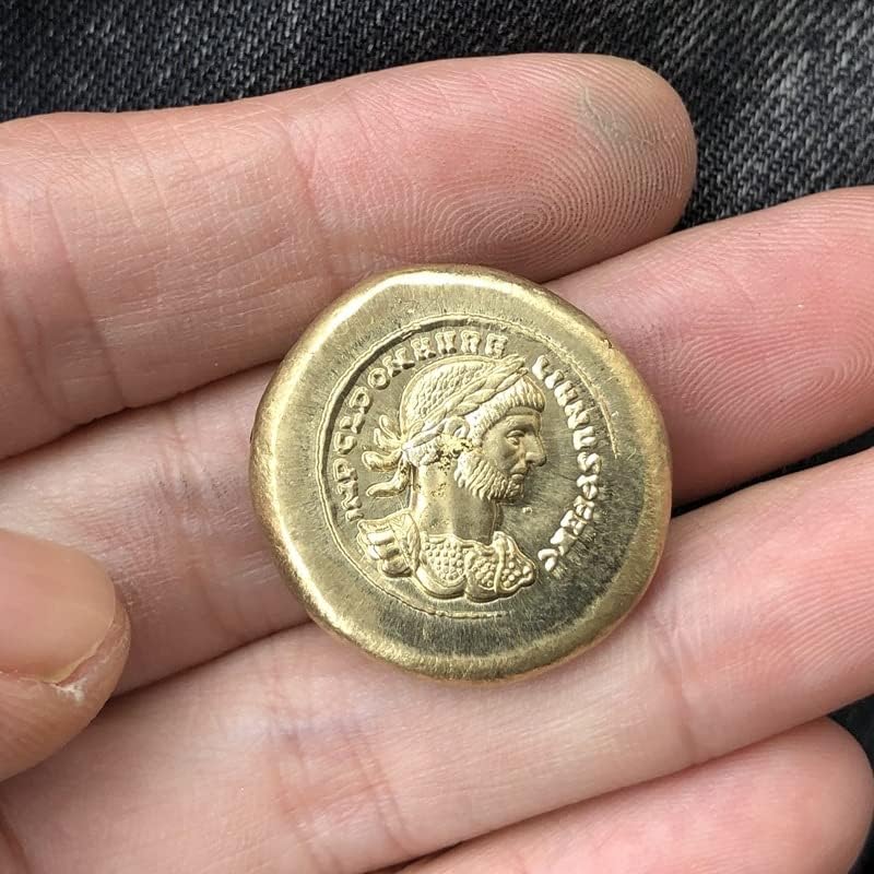 מטבעות רומאים פליז מכסף מלאכות עתיקות מצופות מטבעות זיכרון זרות בגודל לא סדיר סוג 43