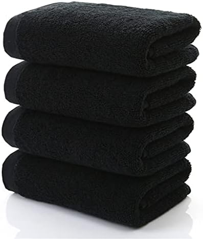 HNBBF אמבטיה שחורה מגבת כותנה מגבות מקלחת עבות מגבות בית אמבטיה בית מבוגרים