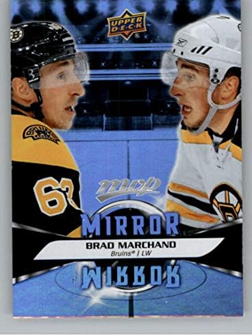 2020-21 סיפון עליון MVP מראה מראה מראה MM-9 Brad Marchand Boston Bruins כרטיס מסחר בהוקי NHL
