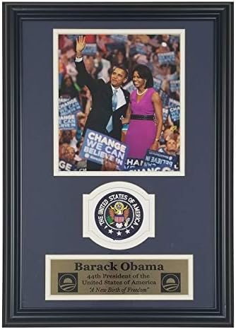 הדרן Barrack Obama Lind the Freedom USA USA 44 נשיא זיכרון יונייטד הצהיר על מסגרת טלאי אמריקה