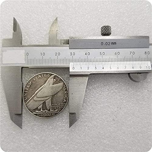 מלאכות עתיקות חצי דולר אמריקאי 1936 אוסף מטבע מטבע זיכרון של Drut Silver Silvers