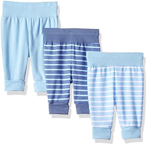מכנסי טרנינג לתינוקות של האנס, אולטימטיבי גמיש רך רך ג'וג'רס בנים ובנות, 3 חבילות