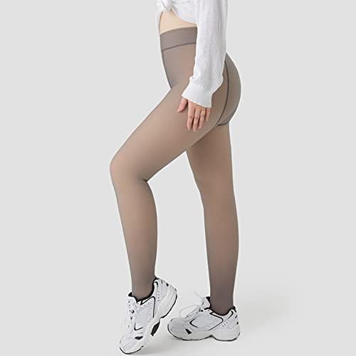 נשים חותלות חורפיות גרב פלוס מכנסיים רזים בגודל מרופד חותלות חורפיות גבוהות חותלות ספורט עובדות מכנסי יוגה