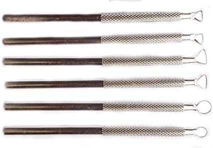 אקטופוס 6 יחידות מיני פיסול כלים חימר דוגמנות גילוף כלי פולימר חרס קרמיקה ספקי