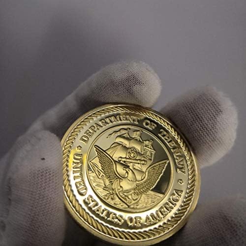 מטבע מזכרות מצופה זהב מחלקת מטבעות אתגר של מטבע חיל הים המטבע הצבאי