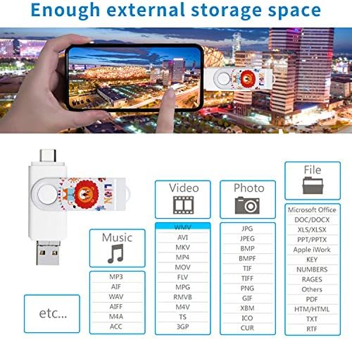 V Vatapo 3.1 512GB 3 בכונן הבזק במהירות גבוהה לטלפונים אנדרואיד מסוג C/USB C, טאבלטים. מקל Photo עבור סמסונג גלקסי, LG, Google Pixel, Hua Wei.