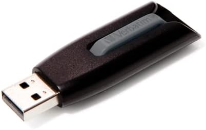 מילולית 64GB USB 3.0 Store 'N' Go v3 Flash Drive - Cap- ללא Cap & PC/Mac תואם - אפור