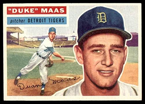 1956 Topps 57 Duke Maas Detroit Tigers Tigers Ex/MT Tigers