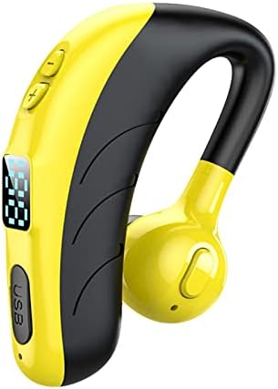 Charella Fiwkah אוזניות אוזניים יחיד עם מיקרופון Bluetooth 5 2 אוזניות LED אוזניות אטפוז אטום עמיד למים אוזניות אלחוטיות