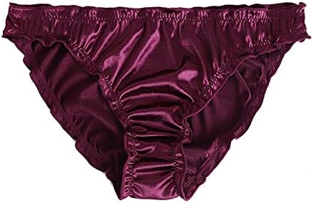 תקצירים לתחתוני סאטן סקסיים של נשים אמצע מותניים גלי כותנה תחתוני מפשעה חצופים תחתונים נושמים חצופים