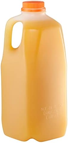 בקבוקי מיץ פלסטיק ריקים עם כובעים ברורים לחבל 64 גרם-חצי ליטר, בקבוקי שייק - אידיאלי למיצים, חלב, שייקים, פיקניק ואפילו הכנת ארוחות על ידי מיכלי מיץ אקולוגיים